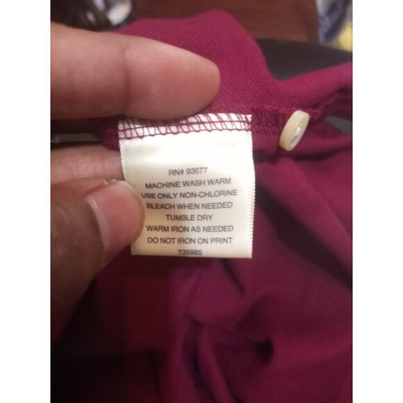 New St. John's Bay Mens Shirt XL Red Short Sleeve Polo New with Tags Legacy Polo - Picture 9 of 11